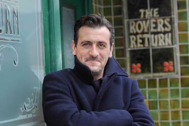Chris Gasgoyne, best known for playing Peter Barlow, will switch the lights on.