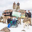 Mary Lamb, 65, suffered a chest infection, stomach bug and was 10 minutes away from hypothermia - but she finished three peaks challenge.