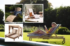 Garden sun loungers, from wooden, to cheap, wheeled, and luxury