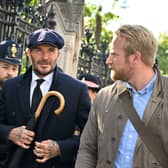 David Beckham queued around 12 hours to walk past Queen Elizabeth II’s coffin. Credit: Getty Images.