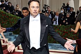 Elon Musk attends The 2022 Met Gala Celebrating "In America: An Anthology of Fashion" at The Metropolitan Museum of Art on May 02, 2022