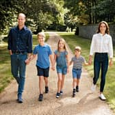 The family photo taken of the Prince and Princess of Wales (Credit: Matt Porteous) 