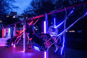 Virgin Media O2 has installed a new interactive children’s playground in central London