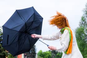 A yellow warning for wind has been issued by the Met Office 