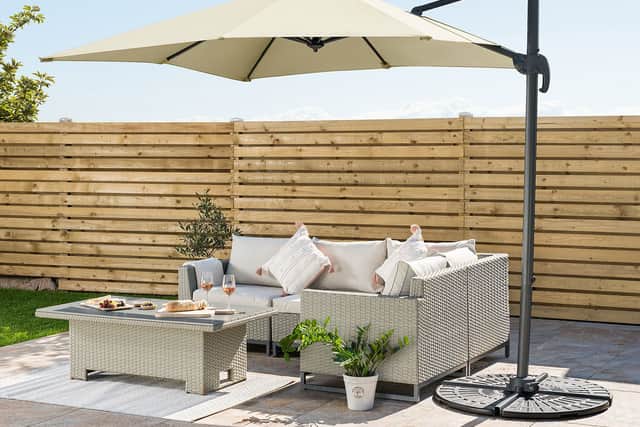 How about a parasol as part of your garden makeover?