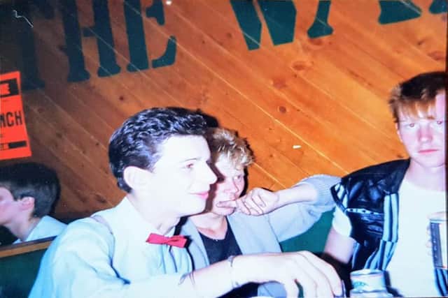 Back in their 1980s heyday are (from left) Dave Gahan, Vince Clarke and the late Andy Fletcher (photo: Christopher Lund)