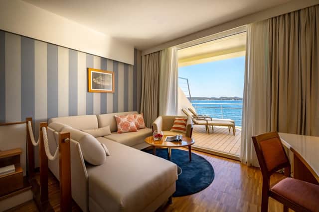 One of the sumptuous rooms of the Hotel Dubrovnik President Valamar Collection Hotel 5*
