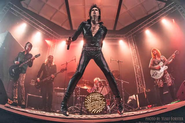 The Cramps tribute band Teenage Werewolves at The Docks Academy, Grimsby (photo: Yusef Forster)