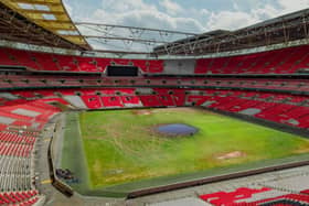 How Wembley Stadium would look with grassroots funding (photo: Greene King)