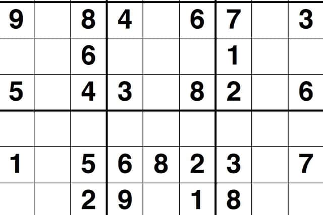 Sudoku puzzle