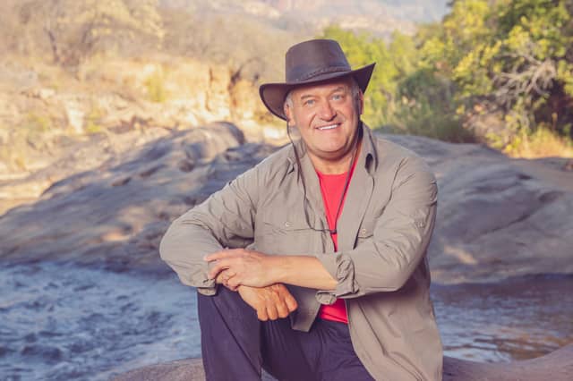 Paul Burrell in South Africa for I'm A Celebrity: All Stars (Credit: ITV)