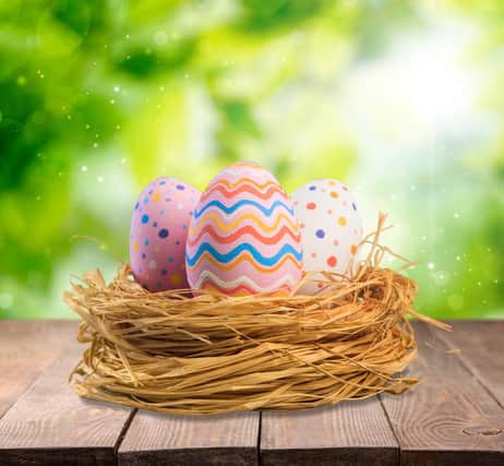 Green Easter with eco-friendly Easter eggs (photo: adobe)