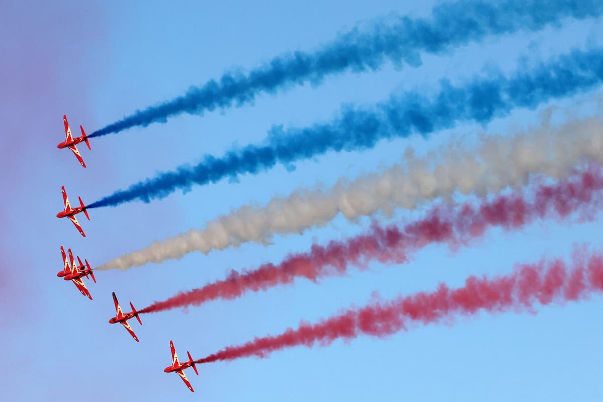 The Red Arrows will perform with eight pilots for the 2023 show

 | Pro IQRA News
