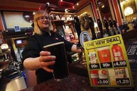 Wetherspoons 99p pints: pub chain will slash drink prices in November - with some beers costing under £1 (Photo by Matt Cardy/Getty Images)