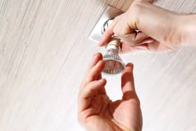 Halogen light bulbs will be banned from sale in the UK from 1 October (Photo: Shutterstock)