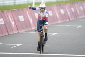 Dame Sarah Storey rode to victory in the women’s C5 time trial (Photo: Getty Images)