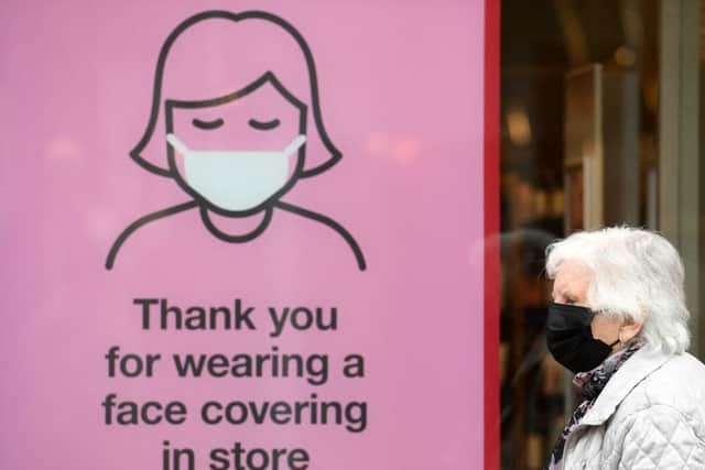 Social distancing, face masks and working from home requirements could all be dropped in England by next month (Photo: OLI SCARFF/AFP via Getty Images)