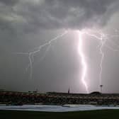 Lightning strikes during an electrical storm Birmingham (Photo by Tom Shaw/Getty Images)
