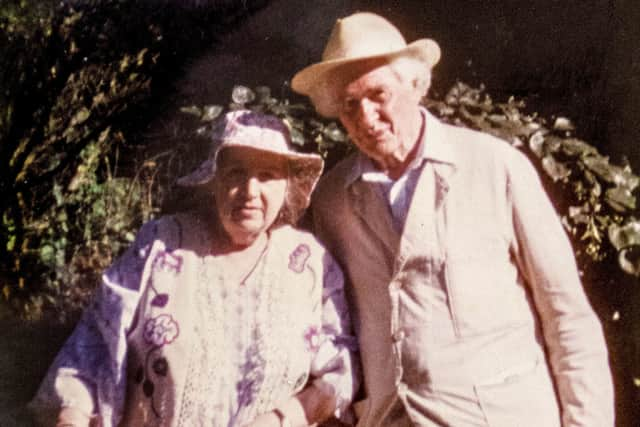 Joan and Ken at a summer fete.