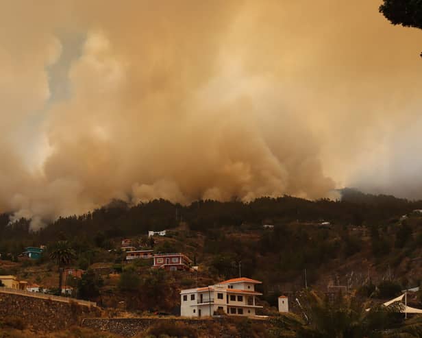 Thousands have evacuated their homes due to a wildfire in La Palma