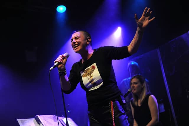 Musician Sinead O'Connor performs at the Highline Ballroom on February 23, 2012 in New York City. (Photo by Jason Kempin/Getty Images)