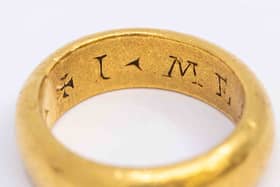 Andy Taylor, 57, dug up the 460-year-old ring on farmland in Rushcliffe, Nottingham, around 27 miles from Sherwood Forest. 