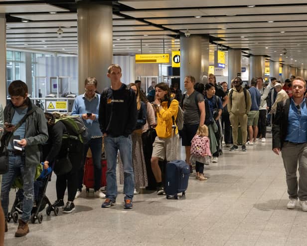 Airline cancels flights from major UK airport due to ‘high winds’. (Photo: Getty Images) 