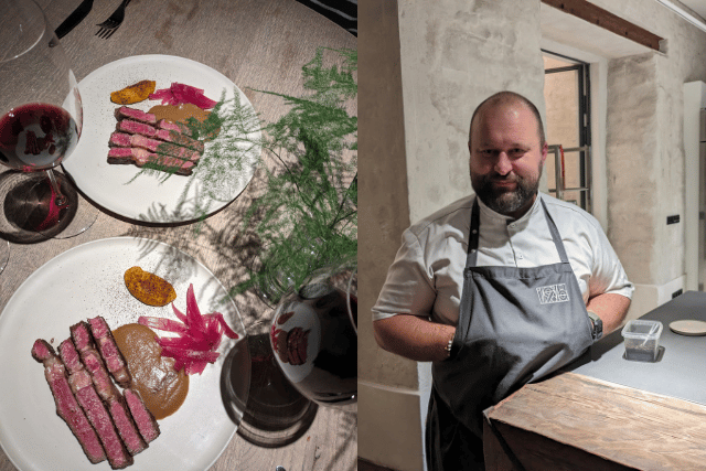 Andrius Kubilius, head chef of Nineteen18