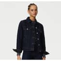 Dark denim washes are trending right now, and this M&S indigo denim jacket is a great entry way into jumping onto this trend