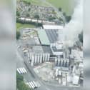 Huge fire at Carling and Coors brewery