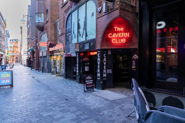 Entrance to the Cavern Club at 10 Mathew Street, The Cavern Quarter