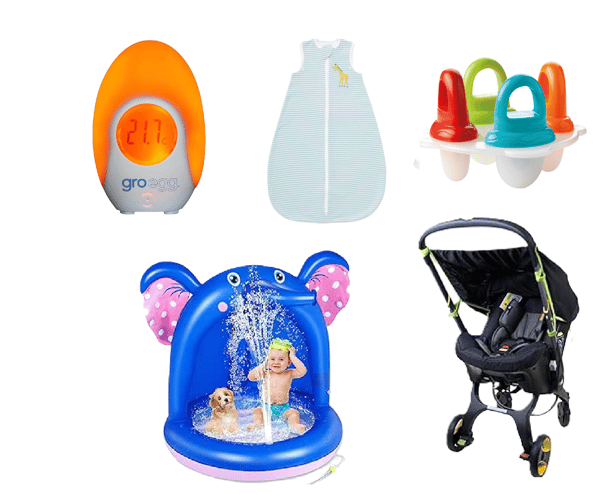 Our picks of the top baby and toddler products to keep your little one cool in hot weather