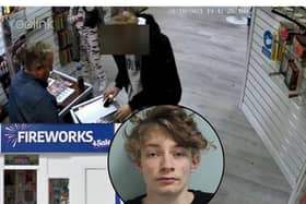 Caught on CCTV: Chilling words as teen is sold fireworks used to kill pensioner
