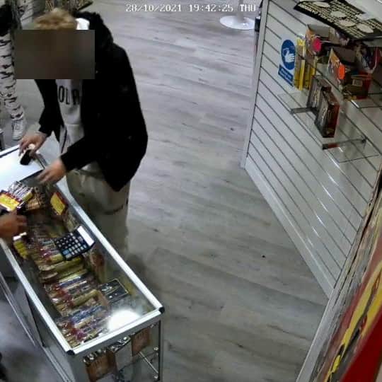 CCTV footage from Fireworks 4 U shows Mark Vardy, 59, selling fireworks to Dunne and Cooper in October 2021.