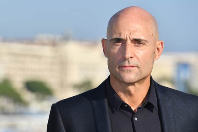 Mark Strong plays Carmine Falcone in The Penguin. Photo: YANN COATSALIOU/AFP via Getty Images