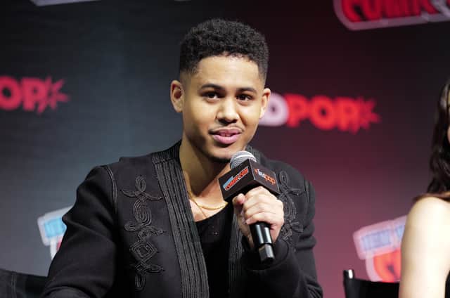 Rhenzy Feliz plays Vic in The Penguin. Photo: Craig Barritt/Getty Images for ReedPop