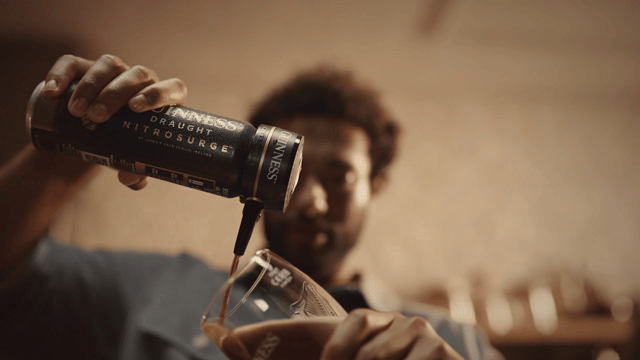 The Guinness Nitrosurge device helps you pour the perfect pint at home