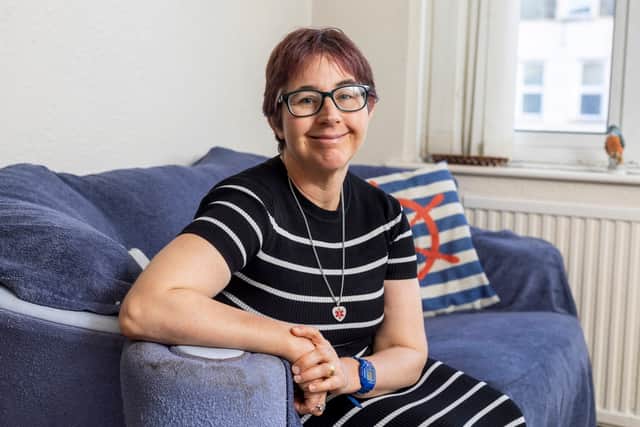Sarah Reid, 44, stopped working three-and-a-half years ago due to disabilities which made it impossible