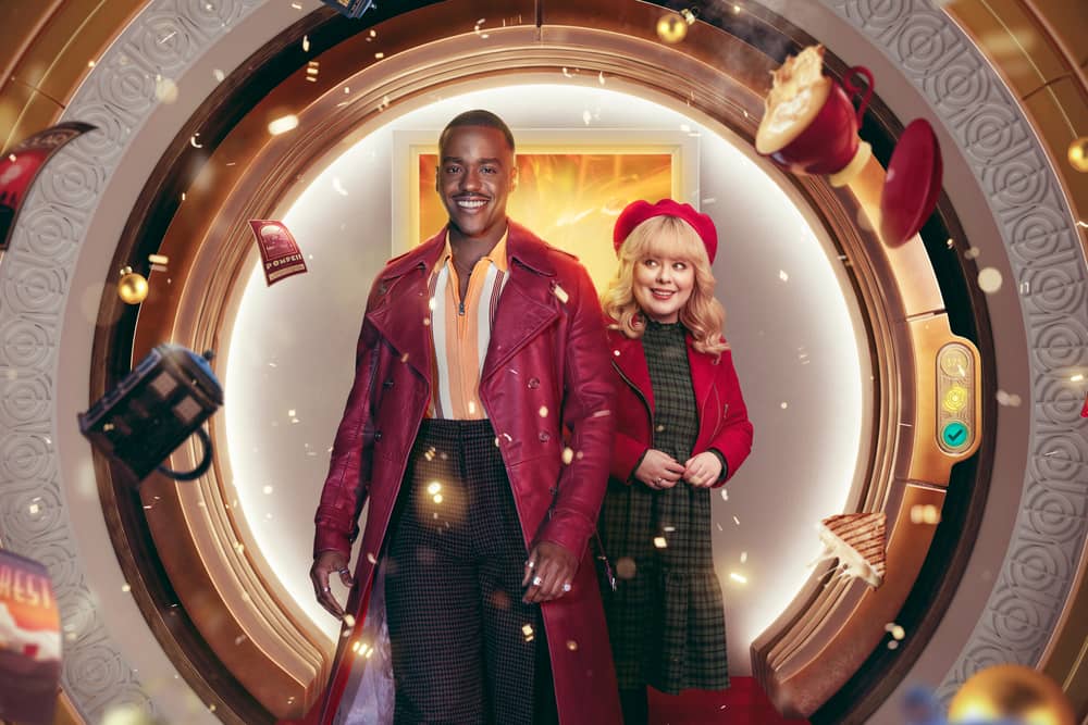 Ncuti Gatwa and Nicola Coughlan star in this year's Doctor Who Christmas special. 
