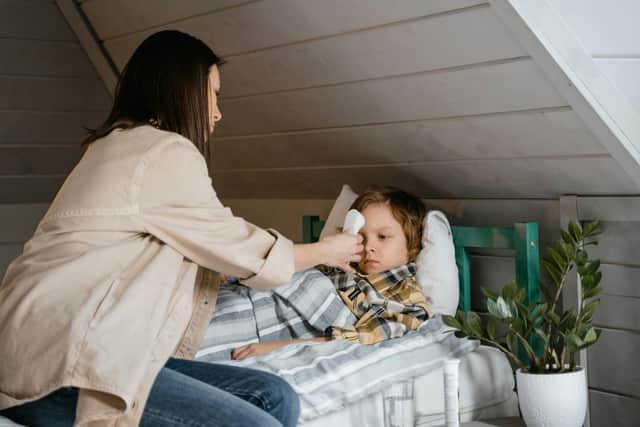 There was almost double the number of children in hospital with RSV compared with the same week last year.