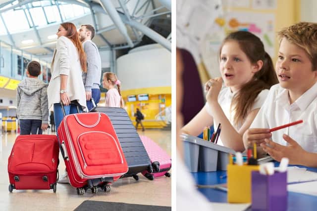 A record number of notices for term-time holidays were issued in the last school year