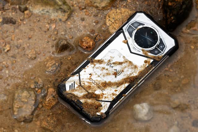 The casing makes the phone very large - but it's incredibly robust