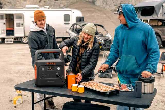 It's ideal for camping, and it will run most devices for hours