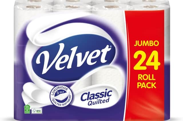 Velvet Classic Quilted Toilet Tissue 24 Rolls