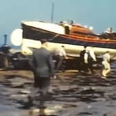 1950s archive film shows lifeboat launch off Yorkshire Coast