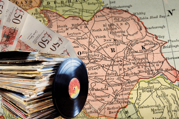 What record fairs are due to take place in Yorkshire, so far, throughout the remainder of 2025, including the summer?