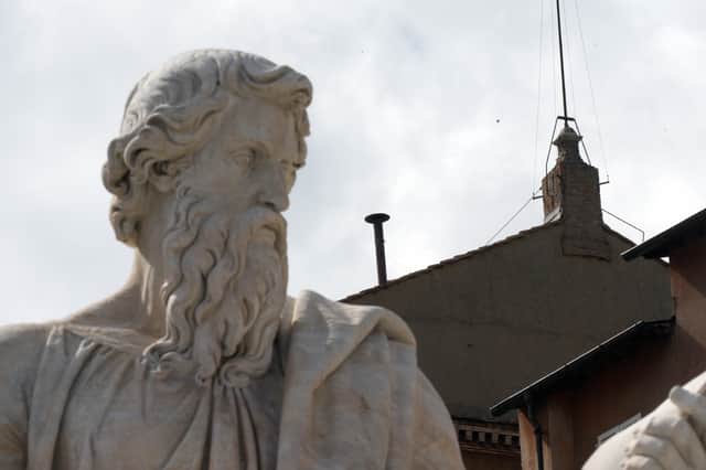 Chimney at Sistine Chapel - from which white or black smoke will appear during the conclave