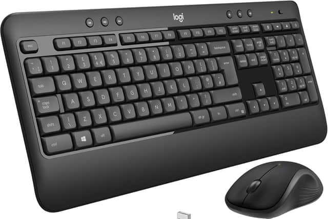 The Logitech MK540 Advanced Wireless Keyboard and Mouse