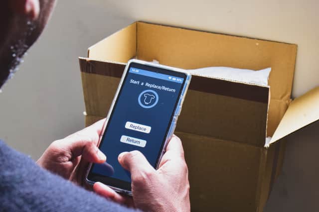 The announcement comes following increasing online returns for clothes