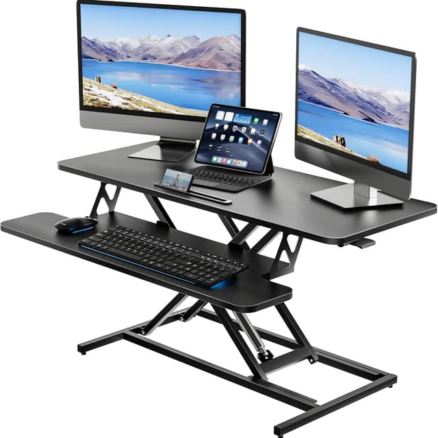 Easily switch between sitting and standing in seconds